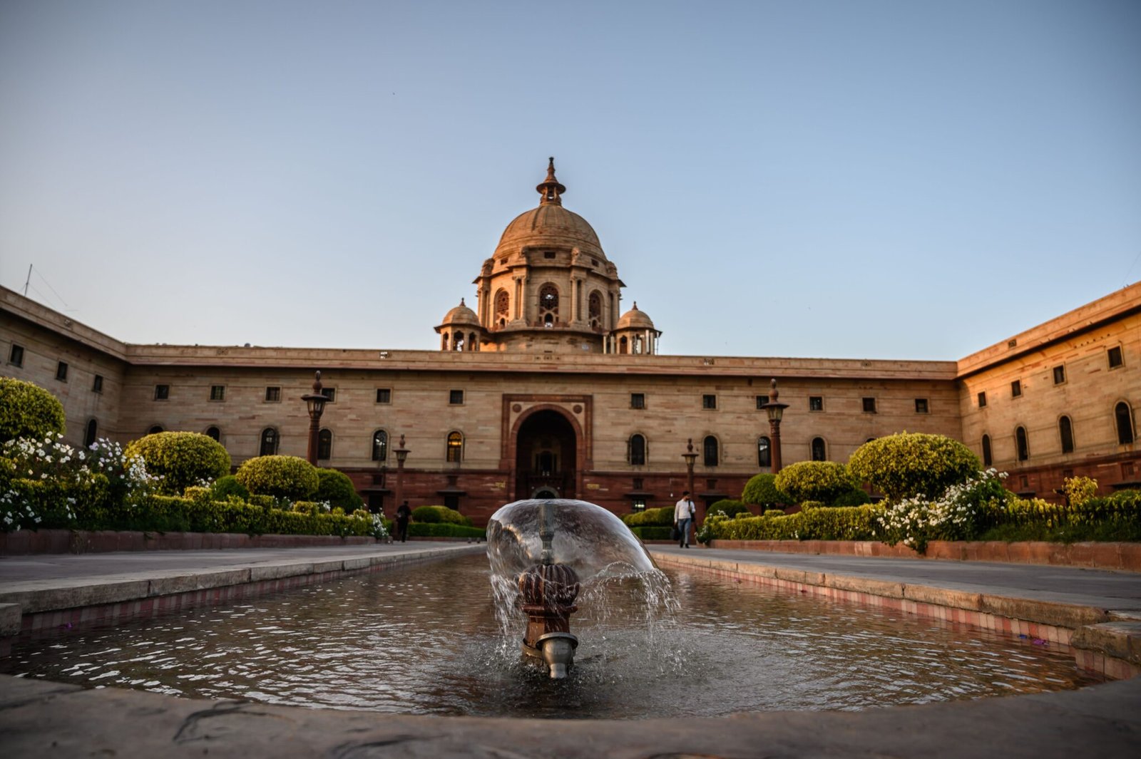 Forecourt of Rashtrapati Bhavan, New Delhi , India