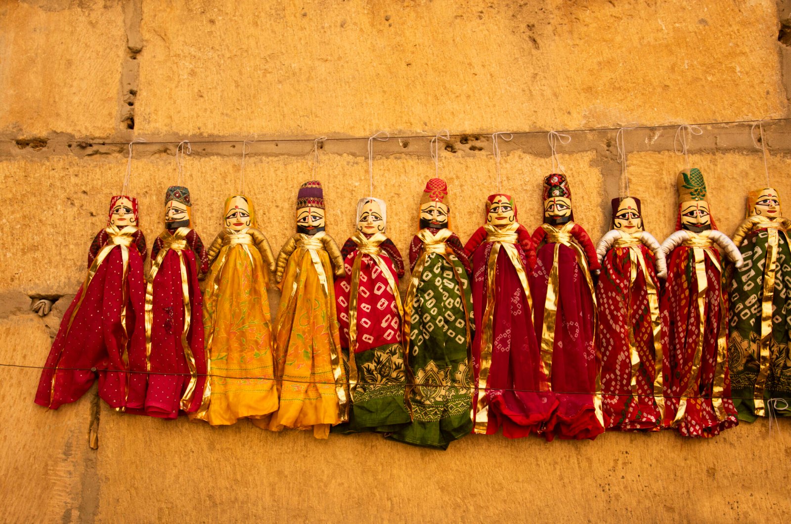 Marionette puppet india rajasthan jaisalmer