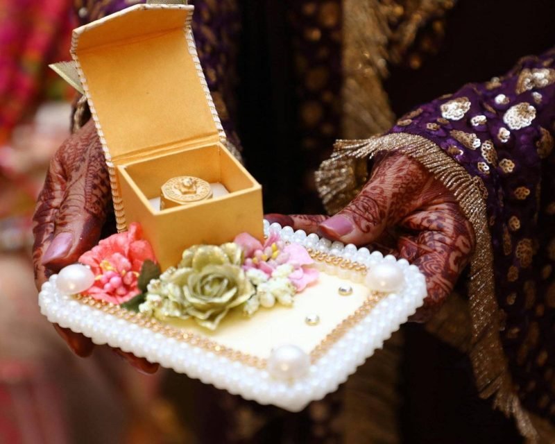 Indian engagement and wedding ceremonies