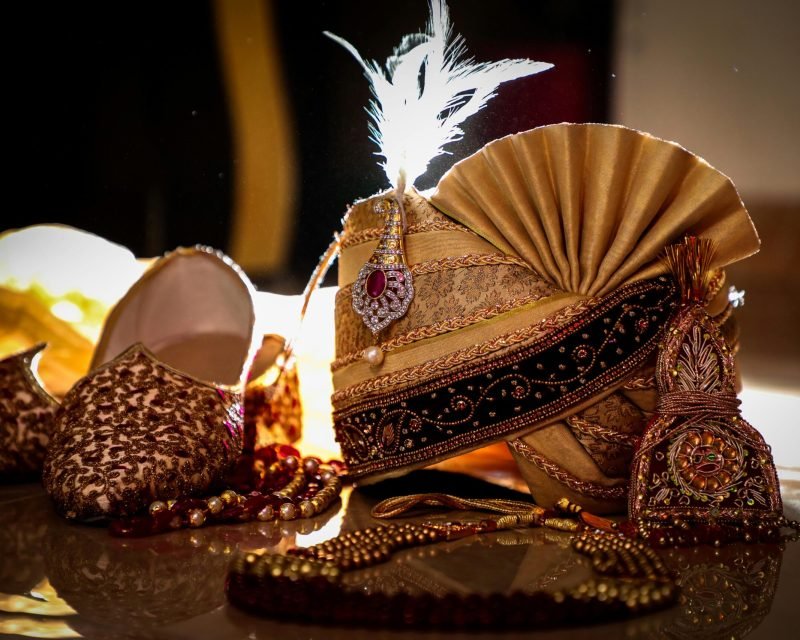 traditional Indian wedding attire